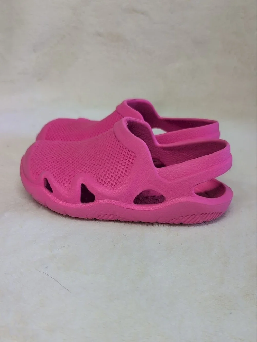 wonder nation Bubblegum Hot Pink Kids Slip-On Clog Sandals